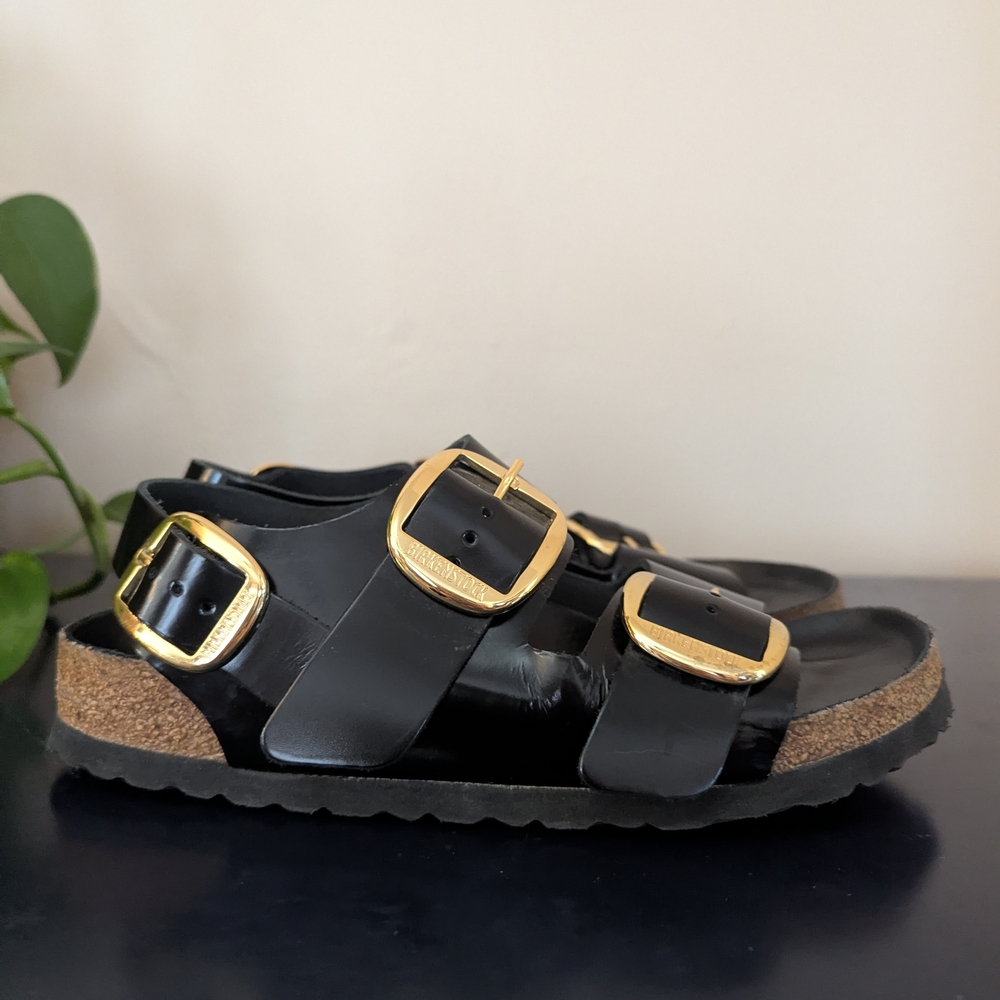 Birkenstock Women's Milano Big Buckle Sandals - Picture 6 of 7